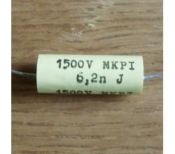 Kondensator 6,2 nF 1500 V axial 5% ( MKPI )